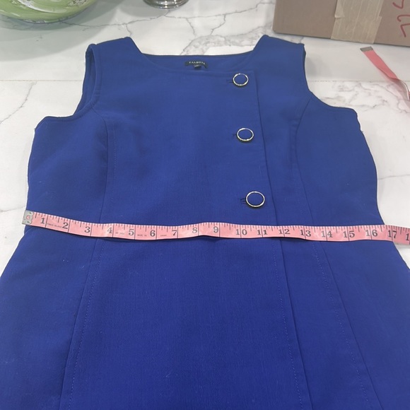 Talbots Deep Blue Large Button Accent Career Dress size 10 - Picture 11 of 13